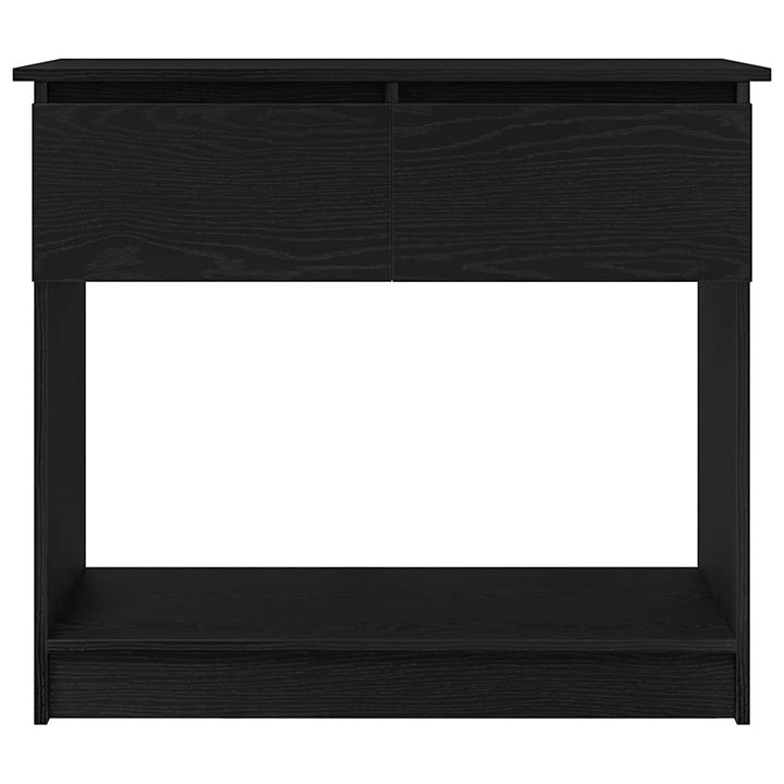 konsolbord med skuffer 85,5x38,5x74,5 cm sort