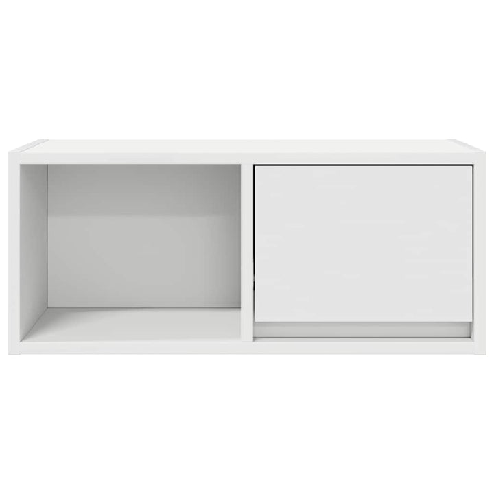 tv-bord 60x31x25,5 cm konstrueret træ hvid