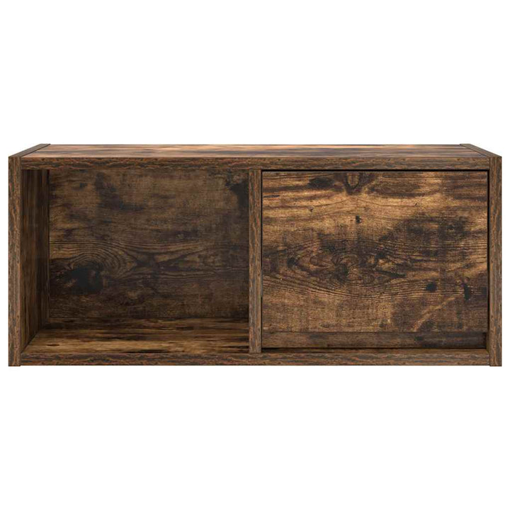 tv-skabe 2 stk. 60x31x25,5 cm konstrueret træ røget egetræ