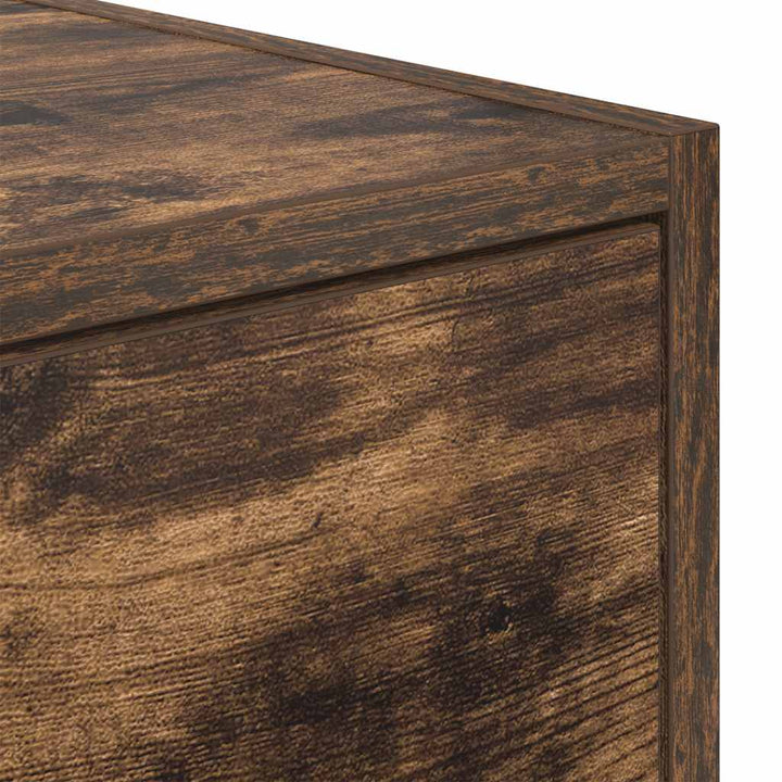tv-skabe 2 stk. 60x31x25,5 cm konstrueret træ røget egetræ