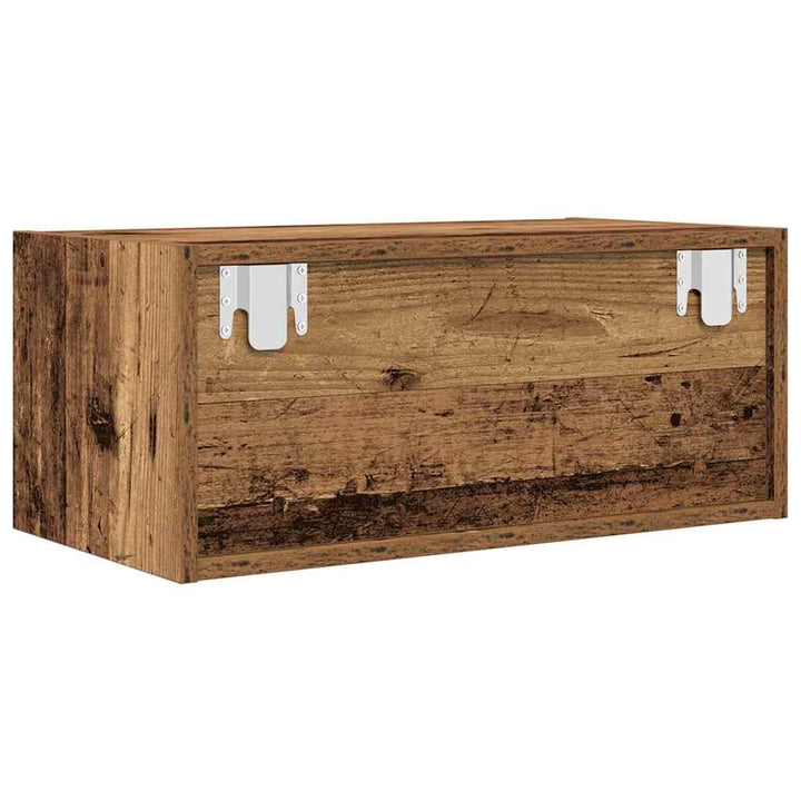 tv-borde 2 stk. 60x31x25,5 cm konstrueret træ gammelt trælook
