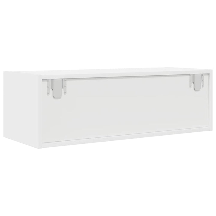 tv-borde 2 stk. 80x31x25,5 cm konstrueret træ hvid
