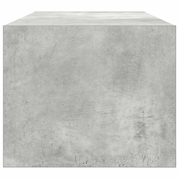 tv-bord 80x31x25,5 cm konstrueret træ betongrå
