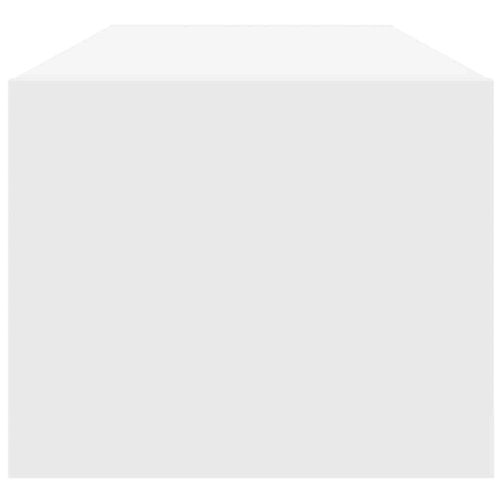 tv-bord 100x31x25,5 cm konstrueret træ hvid