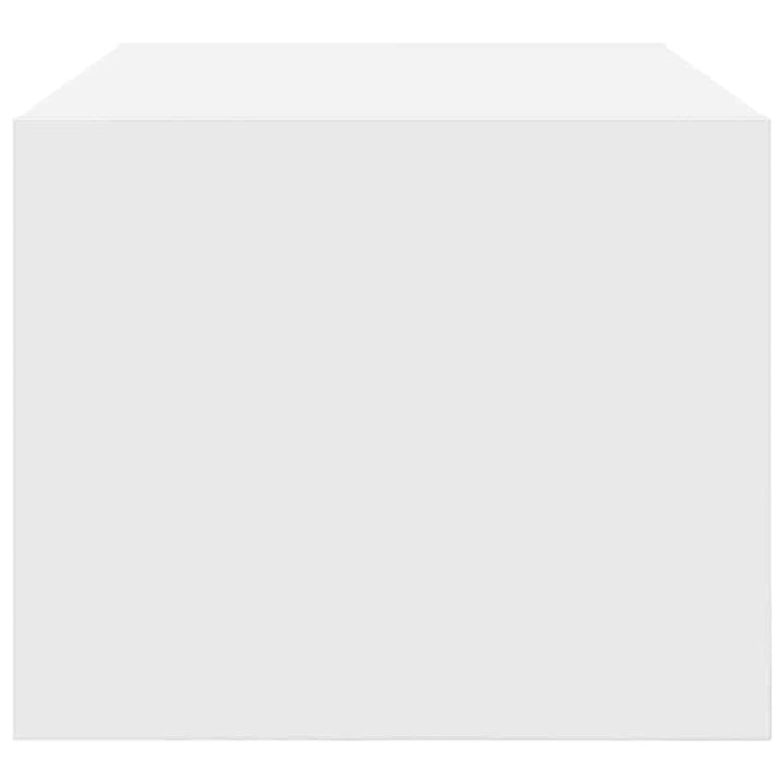 tv-bord 60x31x25,5 cm konstrueret træ hvid