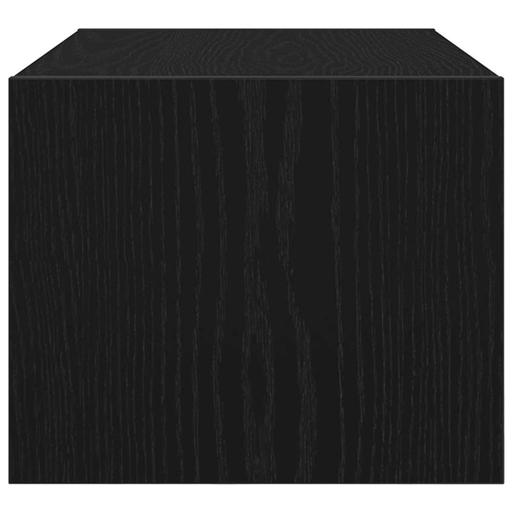 tv-borde 2 stk. 60x31x25,5 cm konstrueret træ sort egetræsfarve