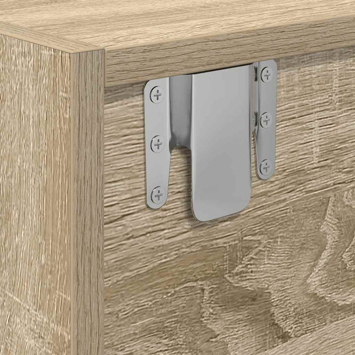 tv-borde 2 stk. 60x31x25,5 cm konstrueret træ sonoma-eg