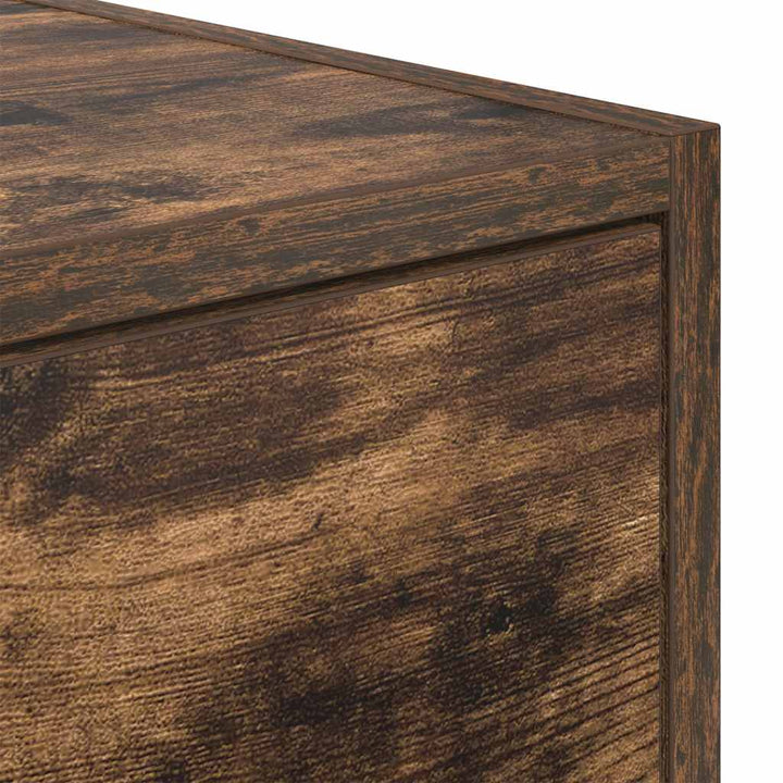 tv-skabe 2 stk. 60x31x25,5 cm konstrueret træ røget egetræ