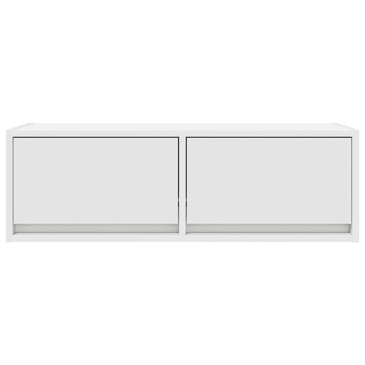 tv-borde 2 stk. 80x31x25,5 cm konstrueret træ hvid