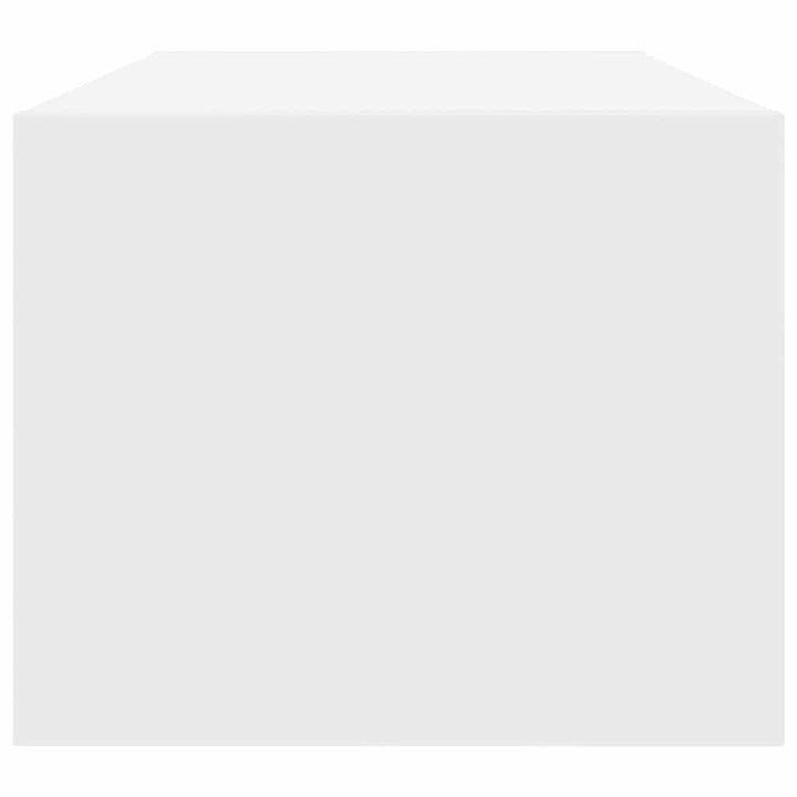 tv-borde 2 stk. 80x31x25,5 cm konstrueret træ hvid