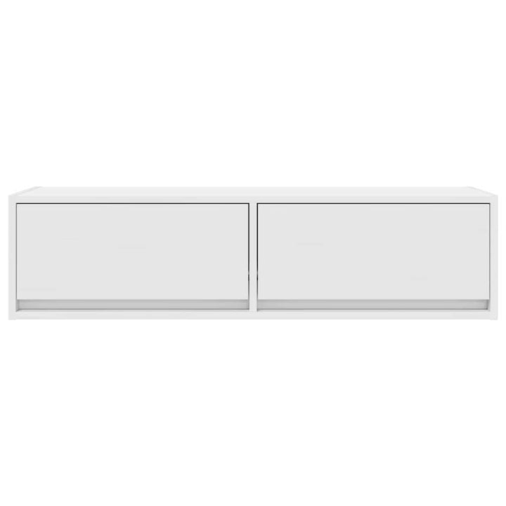 TV-skab med skuffe Hvid 100 x 31 x 25,5 cm Konstrueret træ