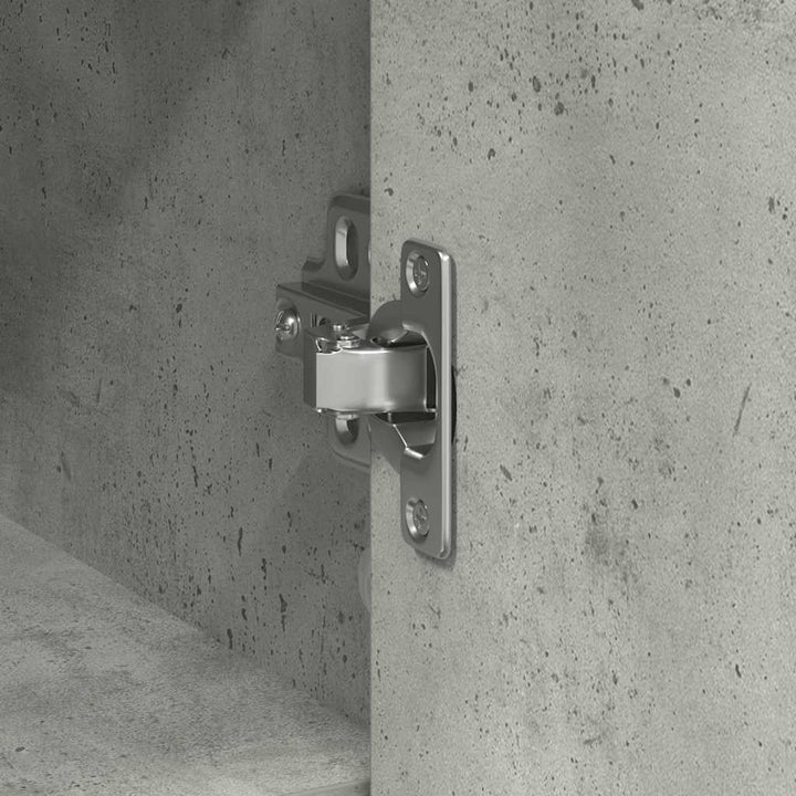 skænk med skuffe 101x35x76 cm konstrueret træ betongrå