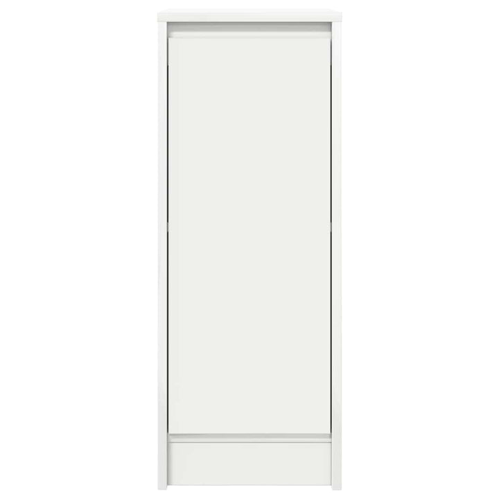 skænk 29,5x34x76 cm konstrueret træ hvid