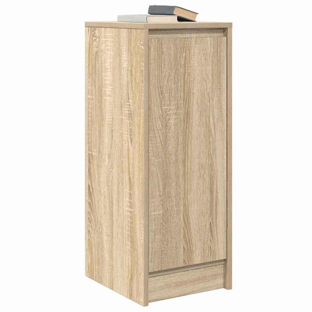 skænk 29,5x34x76 cm konstrueret træ sonoma-eg