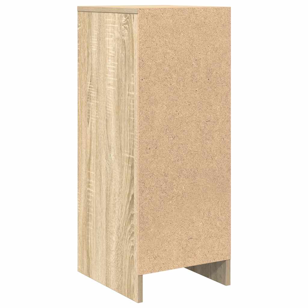 skænk 29,5x34x76 cm konstrueret træ sonoma-eg