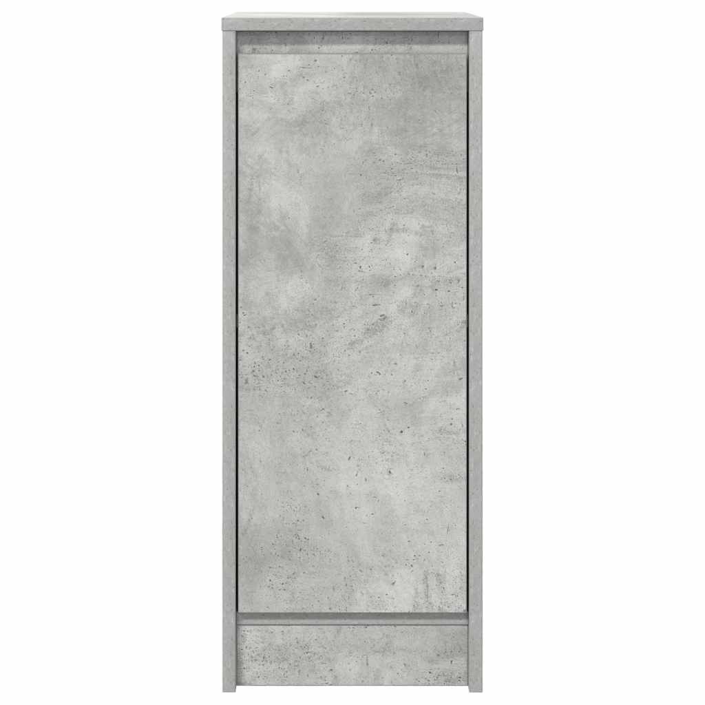 skænk 29,5x34x76 cm konstrueret træ betongrå