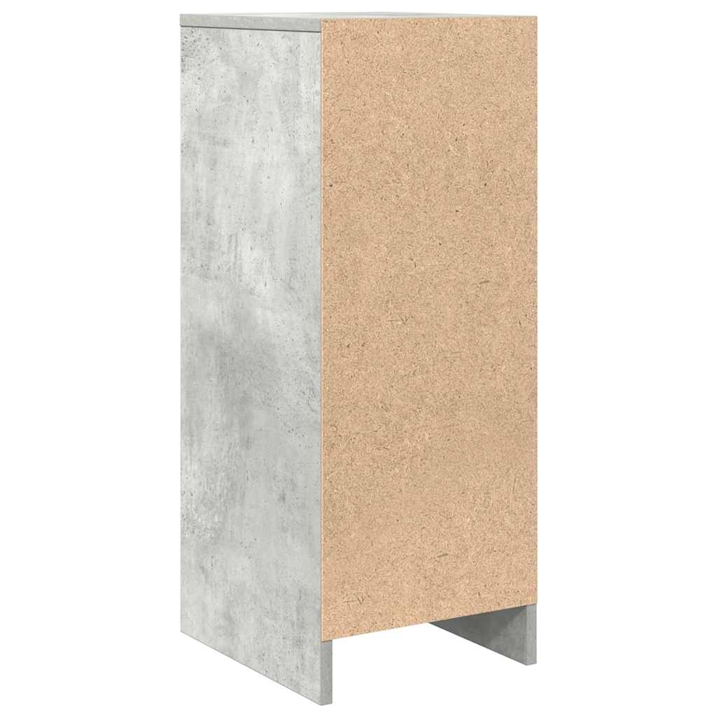 skænk 29,5x34x76 cm konstrueret træ betongrå