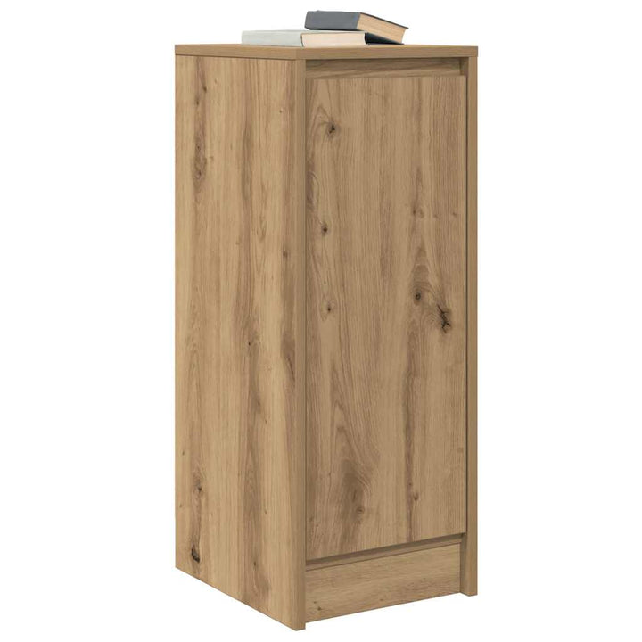 skænk 29,5x34x76 cm konstrueret træ kunsteg
