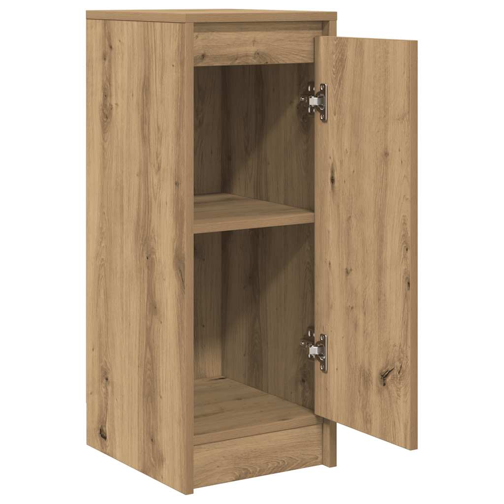 skænk 29,5x34x76 cm konstrueret træ kunsteg