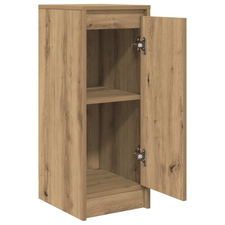 skænk 29,5x34x76 cm konstrueret træ kunsteg