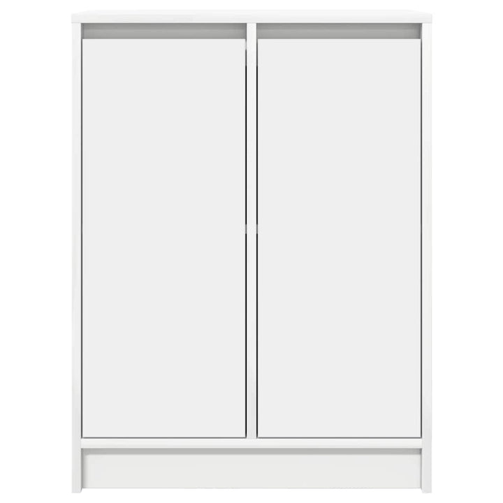 skænk 57x34x76 cm konstrueret træ hvid