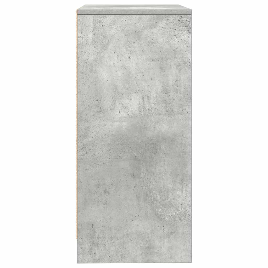 skænk 57x34x76 cm konstrueret træ betongrå