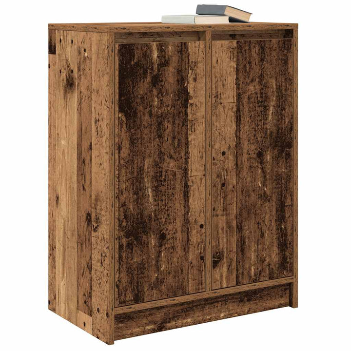skænk 57x34x76 cm konstrueret træ antikt træ