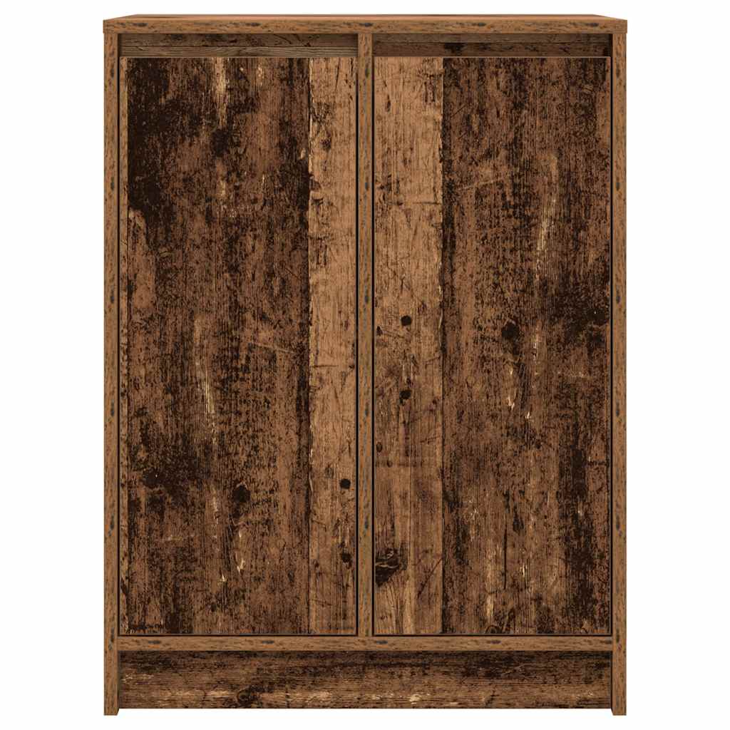 skænk 57x34x76 cm konstrueret træ antikt træ