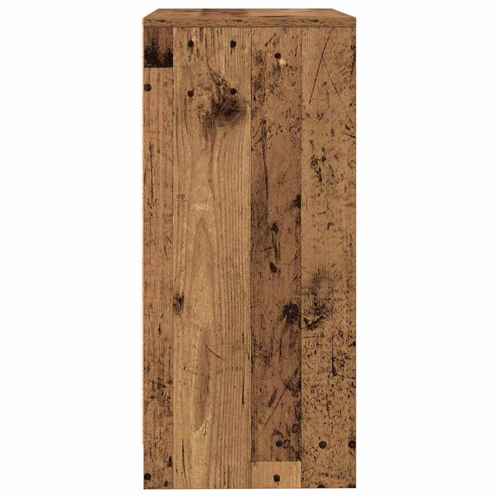 skænk 57x34x76 cm konstrueret træ antikt træ
