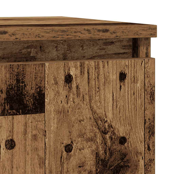 skænk 57x34x76 cm konstrueret træ antikt træ