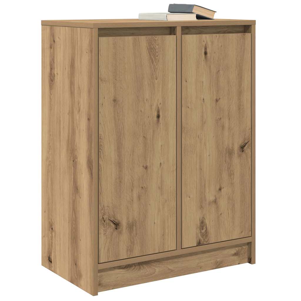 skænk 57x34x76 cm konstrueret træ kunsteg