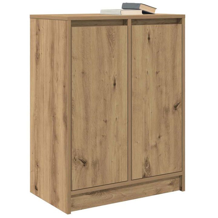 skænk 57x34x76 cm konstrueret træ kunsteg