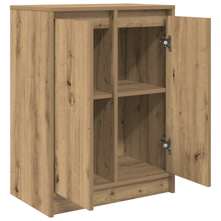 skænk 57x34x76 cm konstrueret træ kunsteg