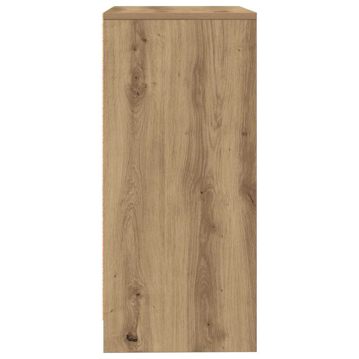 skænk 57x34x76 cm konstrueret træ kunsteg