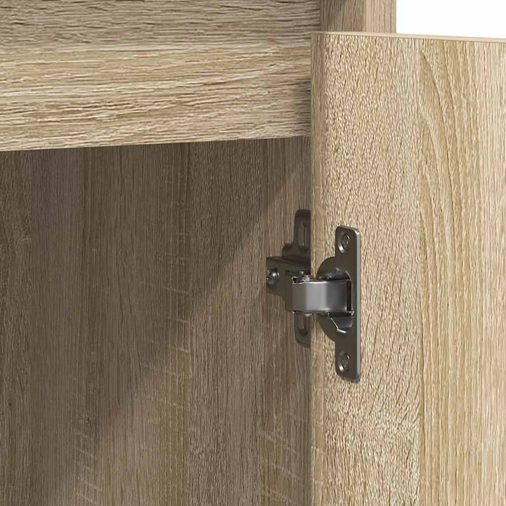 skænk 85x34x76 cm konstrueret træ sonoma-eg