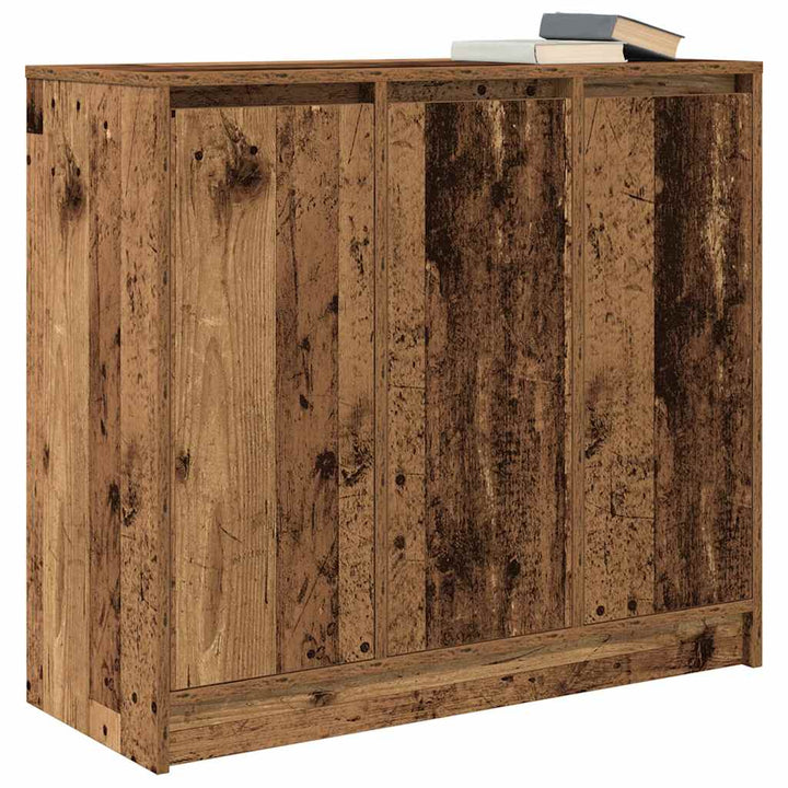 skænk 85x34x76 cm konstrueret træ antikt træ
