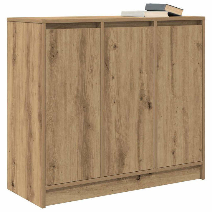 skænk 85x34x76 cm konstrueret træ kunsteg