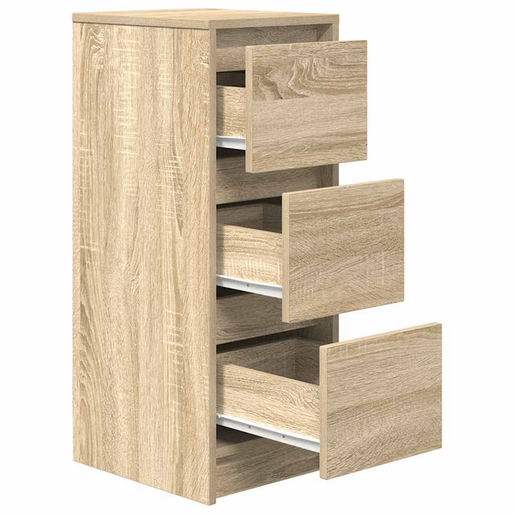 skænk 29,5x34x76 cm konstrueret træ sonoma-eg