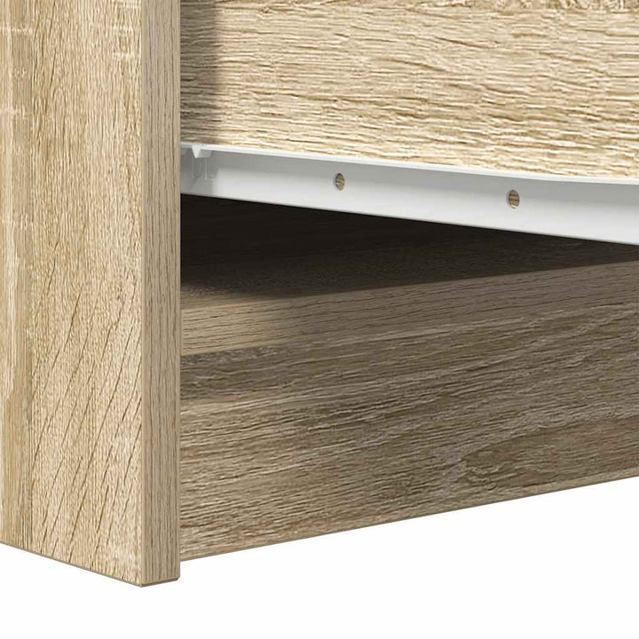 skænk 29,5x34x76 cm konstrueret træ sonoma-eg