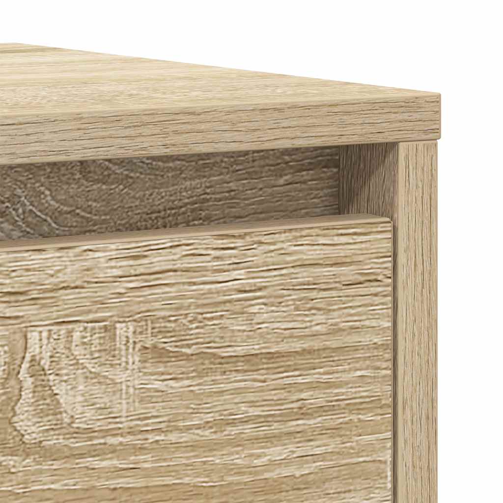 skænk 29,5x34x76 cm konstrueret træ sonoma-eg