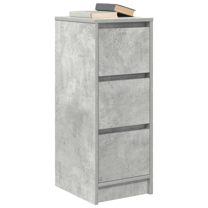 skænk 29,5x34x76 cm konstrueret træ betongrå