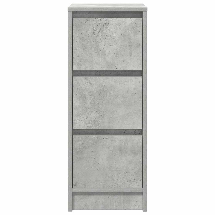 skænk 29,5x34x76 cm konstrueret træ betongrå