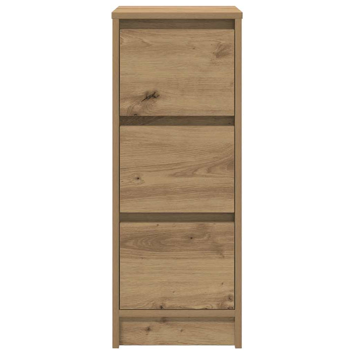 skænk 29,5x34x76 cm konstrueret træ kunsteg