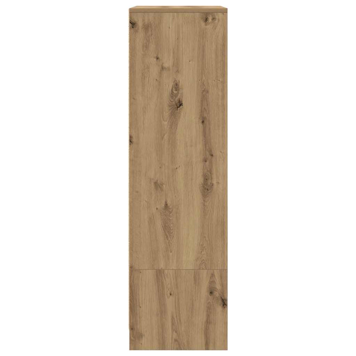 skab med skuffe 55,5x34x119,5 cm konstrueret træ kunsteg