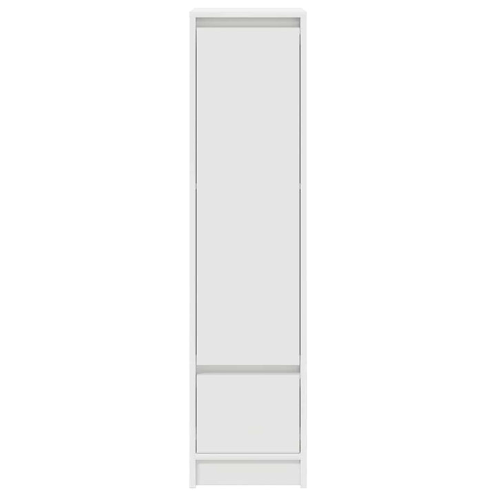 højskab 29,5x34x119,5 cm konstrueret træ hvid