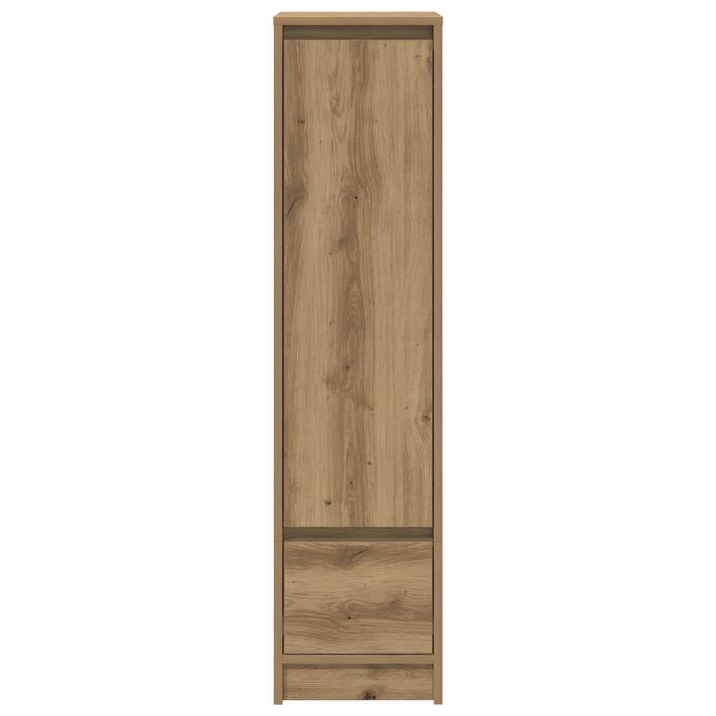 højskab 29,5x34x119,5 cm konstrueret træ kunsteg