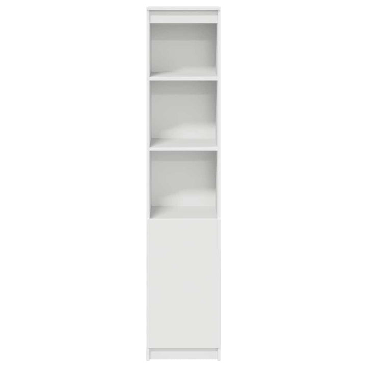højskab 37,5x35x180 cm konstrueret træ hvid