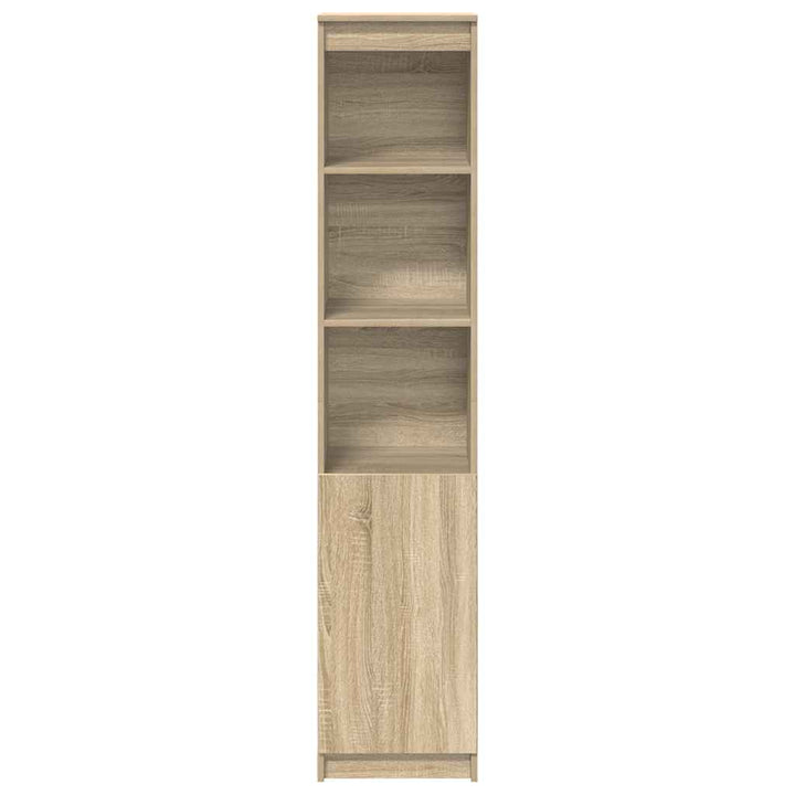 højskab 37,5x35x180 cm konstrueret træ sonoma-eg