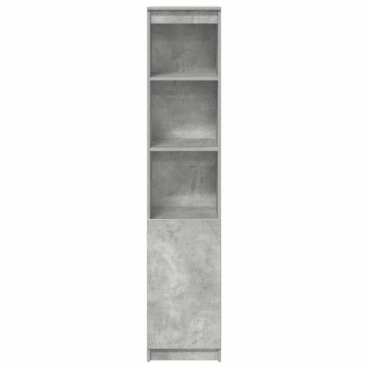 højskab 37,5x35x180 cm konstrueret træ betongrå