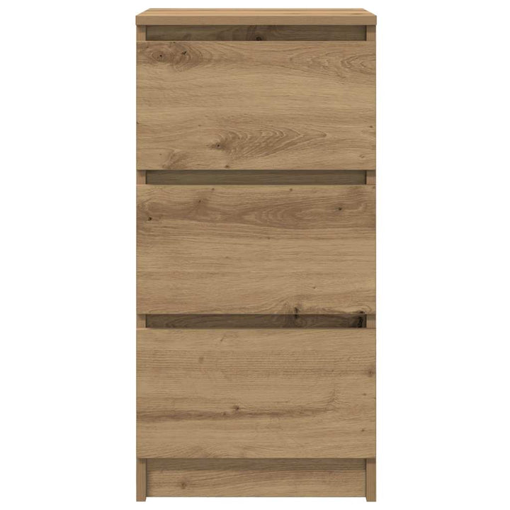 skænk 37,5x35x76 cm konstrueret træ kunsteg